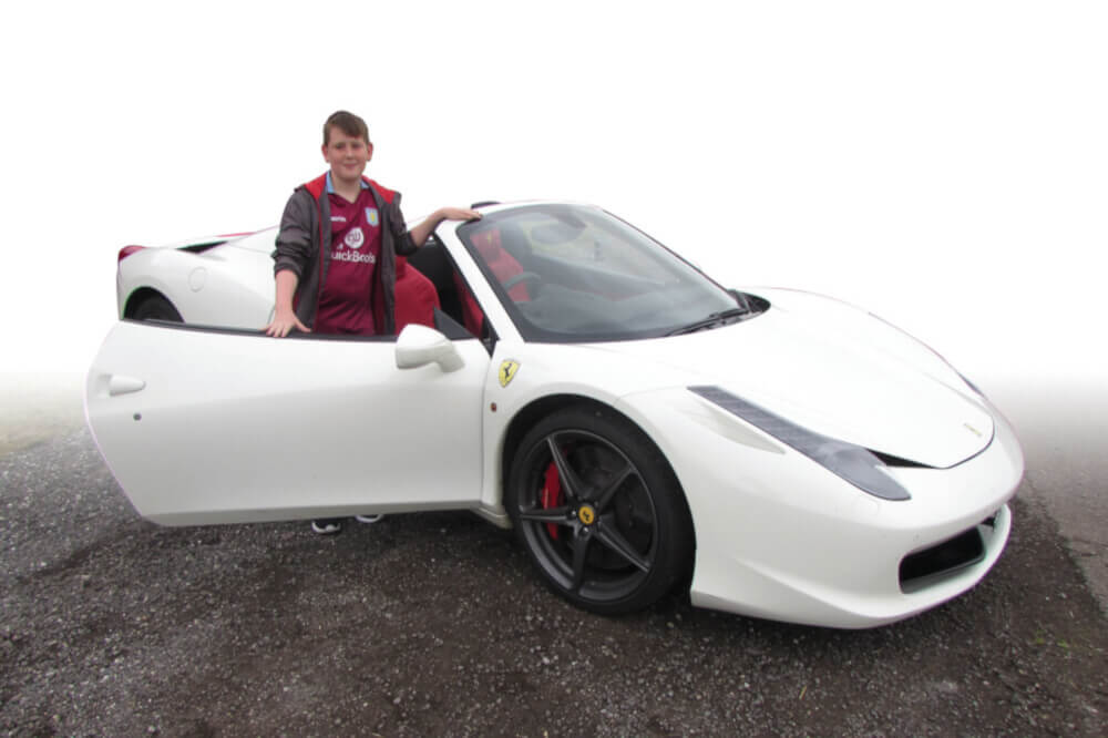 junior passenger supercar experience