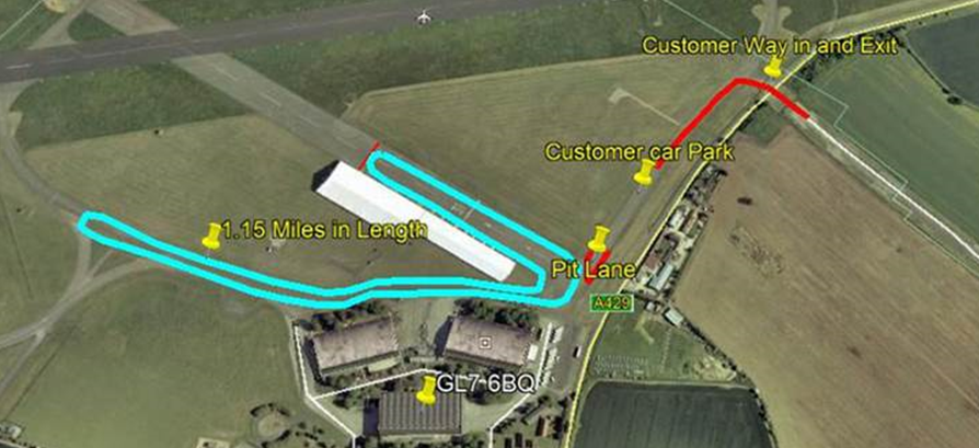 cotswold driving experiences map