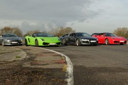 Supercar Driving Experience Blast 4 Cars + High Speed Passenger Ride (Anytime)