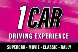 1 Car Driving Experience +FREE Hi-Speed Passenger Ride 1 Car Experience Weekday