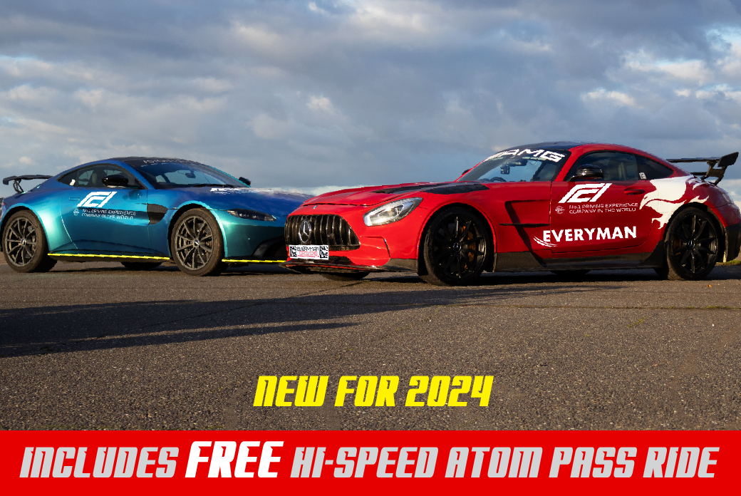 Safety Car Driving Experience AMG GTR Merc vs New Aston V8 Vantage Driving Experiences Track