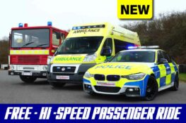 Triple 999 Emergency Services Driving Experience (Weekday) 3 Car Experience Weekday