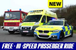Triple 999 Emergency Services Driving Experience (Weekday) Supercar Driving Experience 3 Cars