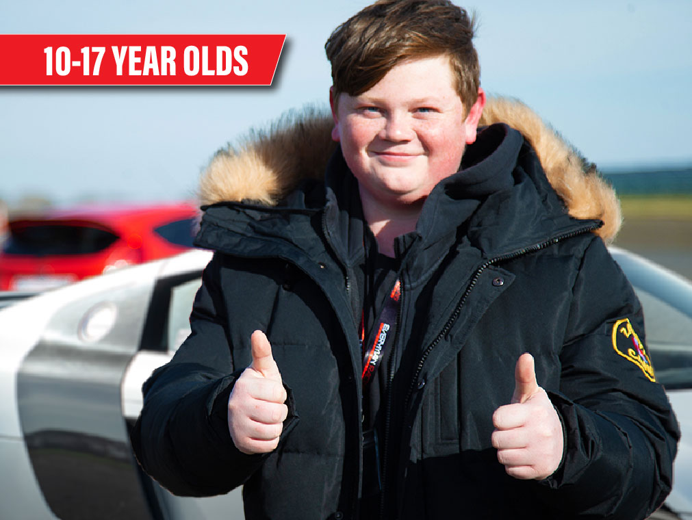 30 Minute Under 17's Junior Driving Experience & Supercar Blast (Anytime)