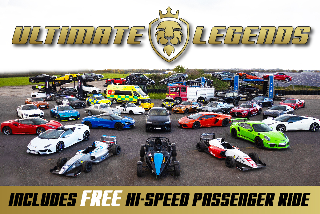 1ULT-WD-SD Single Ultimate Legends Driving Blast + High-Speed Passenger Ride (Weekday) 1 Car Experience Weekday