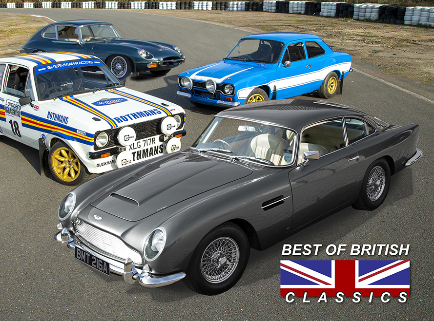 BOB3S-WD-SD Best Of British Driving Experience Blast 5 Cars (Weekday) 5 Car Experience Weekday