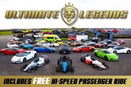 Triple Ultimate Legends Driving Blast + High-Speed Passenger Ride (Weekday)