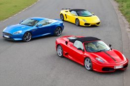 Triple Supercar Driving Experience Blast 3 Cars with Bonus Features (Anytime)